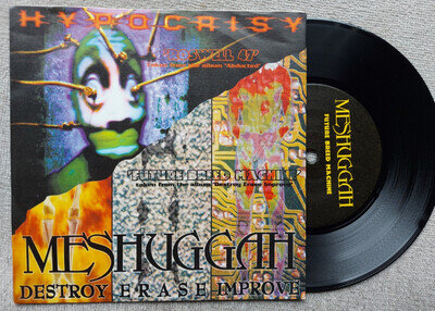Meshuggah/Hypocrisy ~ 7" Ltd Ed single 1996 Future Breed/ Roswell 47 ~ NB 154-7