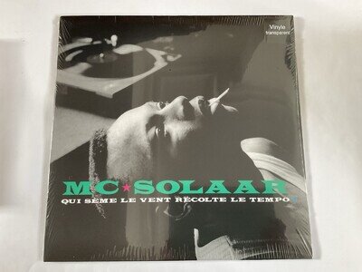 MC Solaar, ‘Qui Seme Le Vent Recolte Le Tempo’, Clear Vinyl (2021 Sealed/Mint)