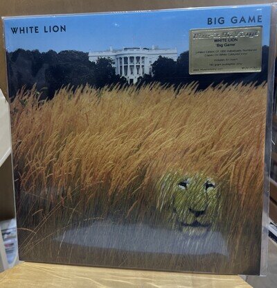 WHITE LION LP BIG GAME Music On Vinyl – MOVLP283 180G SEALED WHIT VINYL