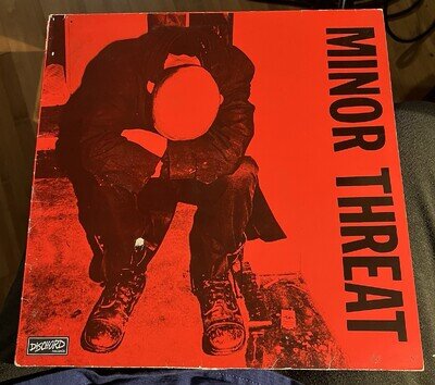 Minor Threat Self-Titled 12” LP Vinyl Red Cover RARE Punk 1984 Press Discord