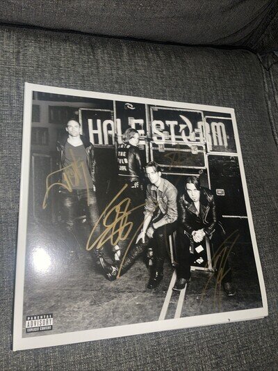 SIGNED Halestorm Into The Wild Life on Black Vinyl LP Gatefold Lzzy Hale