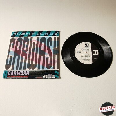 gwen dickey - car wash 7" vinyl record VG