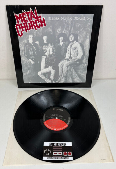 Metal Church Blessing In Disguise Vinyl Album 1989 LP Record Heavy Metal Rock
