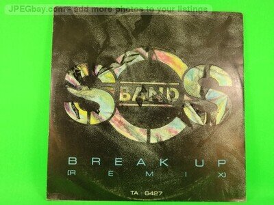 THE S O S BAND BREAK UP (472) 3 Track 12" Single including Picture Sleeve TABU
