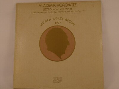 VLADIMIR HOROWITZ GOLDEN JUBILEE RECITAL 1977 (438) LP RCA