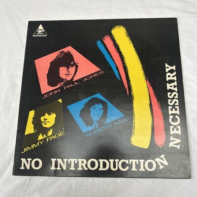John Paul Jones/Jimmy Page/Albert Lee – No Introduction Necessary - THBL-007 -VG