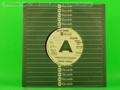 BARBARA MANDRELL MARRIED BUT NOT TO EACH OTHER (DEMO) (152) 2 Track 7" Single Co