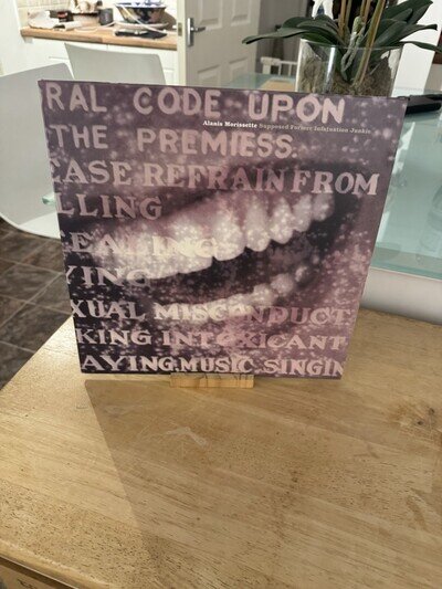 Alanis Morissette Supposed Former Infatuation Junkie Silver Vinyl 2LP