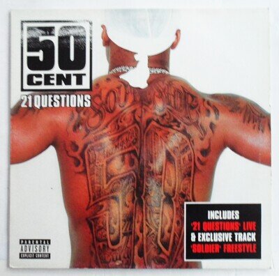 50 CENT - 21 QUESTIONS 12" VINYL 2003 SHADY/AFTERMATH 9808773 *VG+/G*