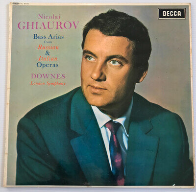 SXL 6038 Nicolai Ghiaurov - Bass Arias from Russian Italina Operas Decca Vinyl