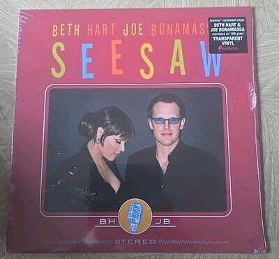 Beth Hart & Joe Bonamassa Seesaw (Vinyl) 12" Album (Clear vinyl)