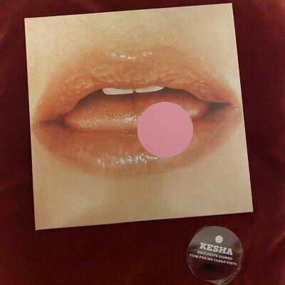 KESHA - . (PERIOD) VINYL RECORD - ‘CUM FOR ME CLEAR’ STORE EXCLUSIVE - NEW