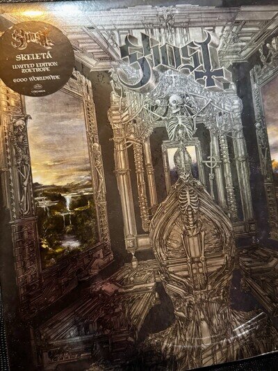 Ghost Blasphemy! Heresy! Mystery! Skeleta Zoetrope Skeleton Picture Disc Sealed