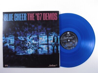 BLUE CHEER The '67 Demos BEATROCKET EP NM blue vinyl with poster y