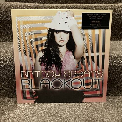 Britney Spears - Blackout Orange Vinyl LP - New