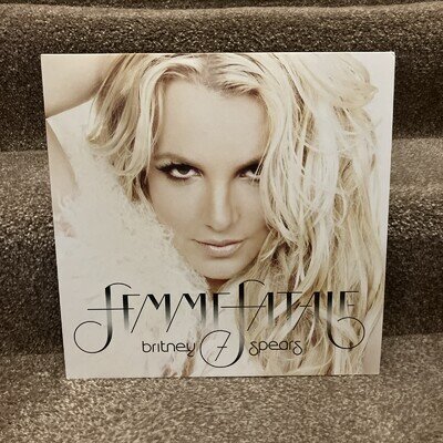 Britney Spears Femme Fatale Grey Marble Vinyl LP