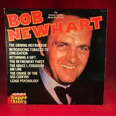 BOB NEWHART 1980 UK VINYL LP Introducing Tobacco Driving Instructor best of A