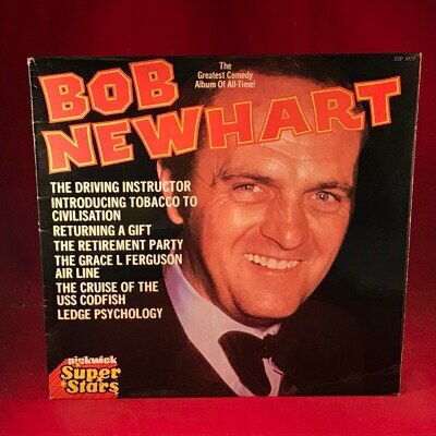 BOB NEWHART 1980 UK VINYL LP Introducing Tobacco Driving Instructor best of B