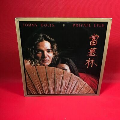 TOMMY BOLIN Private Eyes 1976 UK vinyl LP Deep Purple solo Shake The Devil