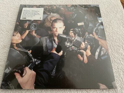 ROBBIE WILLIAMS LIFE THRU A LENS WHITE 12" VINYL LP ALBUM RECORD LP NEW SEALED