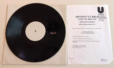 Destiny's Child Lose My Breath The Dance Mixes Promo Vinyl Record UK Beyoncé