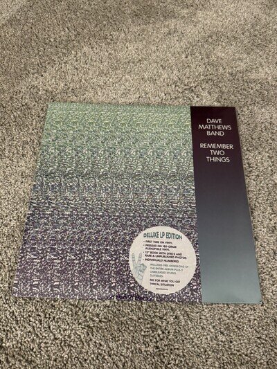 DMB Dave Matthews Band - Deluxe Limited Remember Two Things - Sealed # 6616