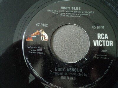 Eddy Arnold - Misty Blue / Calling Mary Names,- US press - 7"single