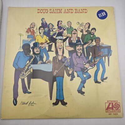 Doug Sahm And Band Vinyl Lp - Sealed - 1974 - "Bob Dylan" SD 7254 - Rock - Folk