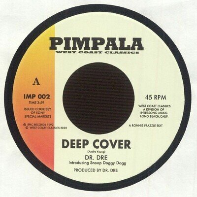 DR DRE/TOO SHORT - Deep Cover - Vinyl (7" limited to 200 copies)