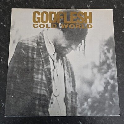 Godflesh Cold World 12" 1992 Original Vinyl, Earache Records