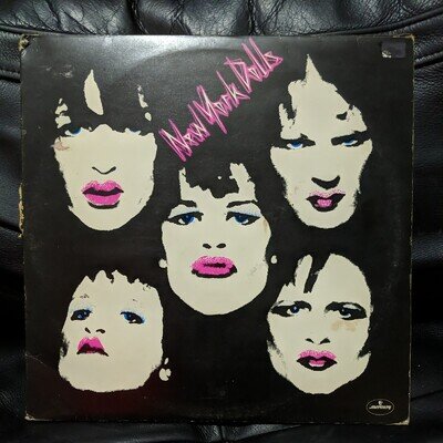 New York Dolls 1st 2 Albums as Double Gatefold Vinyl LP UK 1977 Mercury Records