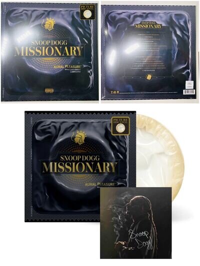 Snoop Dogg Missionary White Picture Disc Vinyl LP + Signed Art Card | FAST SHIP