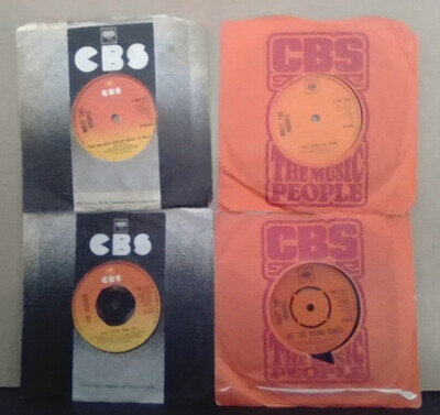 JOB LOT X 5 'MOTT THE HOOPLE / IAN HUNTER' 7" VINYL SINGLES