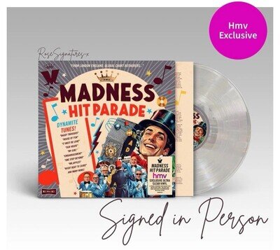 Madness SIGNED Hit Parade LP Vinyl Ultra Clear UK Signing Pre Sale Brand New