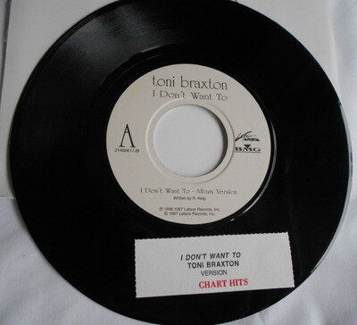Toni Braxton I Don't Want To Mint- 1997 7" Jukebox Promo Frankie Knuckles Rare