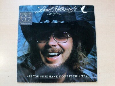 Hank Williams Jr/Are You Sure Hank Done It This Way/1981 Warner Bros LP/EX