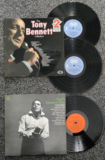 TWO ALBUMS FOR £10 - TONY BENNETT - "GREATEST HITS" + "TONY BENNETT COLLECTION"