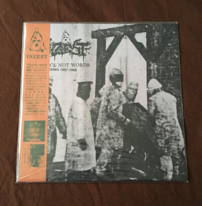 INZEST violence not words LP JAPAN lip cream GISM confuse GAUZE outo S.O.B. NEW