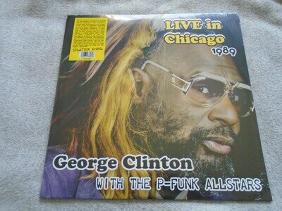 GEORGE CLINTON: LIVE IN CHICAGO 1989 --- 33rpm PARLIAMENT/ FUNKADELIC NEW