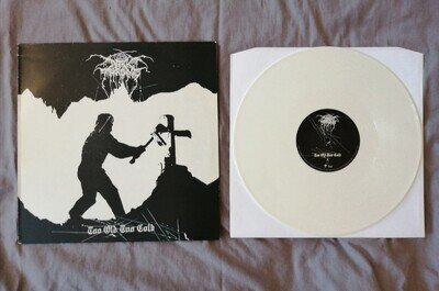 Darkthrone Too Old Too Cold first press white vinyl satyricon taake