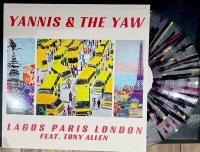 Yannis & The Yaw Lagos Paris London hand Numbered 500 Only Splatter Vinyl Foals