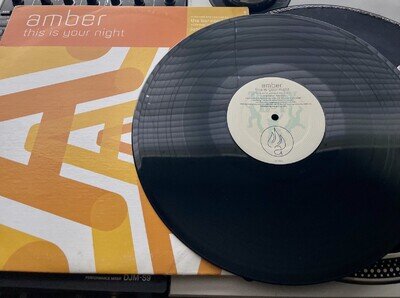 Amber – This Is Your Night Original 1996 Press 12" in Pic Cover VG+/VG+