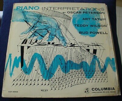 OSCAR PETERSON/ART TATUM/TEDDY WILSON/BUD POWELL Piano Interpretations 1965 LP