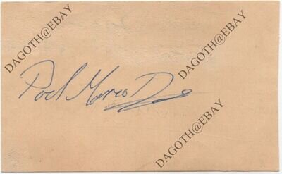 IRON MAIDEN Paul Mario Day STRANGE WORLD Singer Song Writer '75 Autograph SIGNED