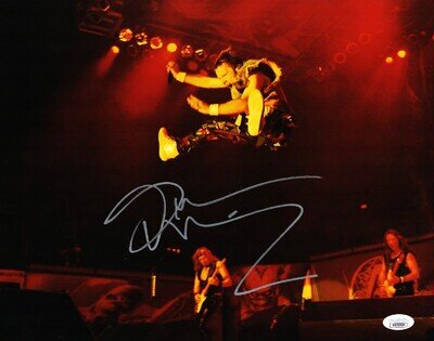 BRUCE DICKINSON Signed Autographed IRON MAIDEN 11x14 Photo JSA Witness #WB787695