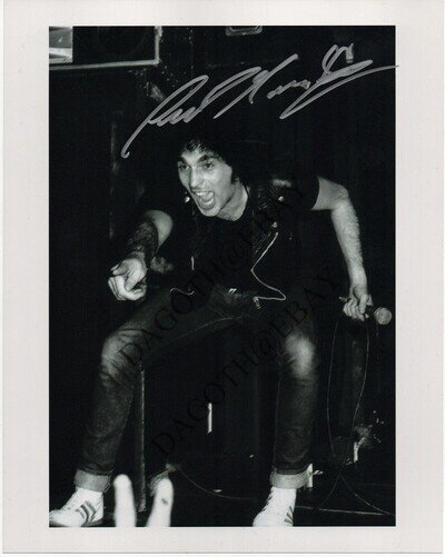 IRON MAIDEN 8x10 Photo PAUL MARIO DAY Singer Strange World 1975 Autograph SIGNED