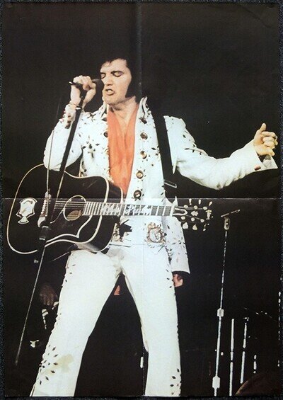 ELVIS PRESLEY POSTER . 60 X 42 CM