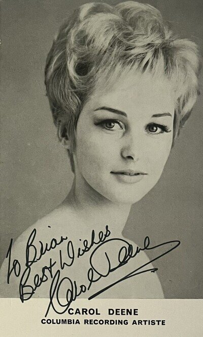 Carol Deene - Signed Autograph Promo Postcard Photo