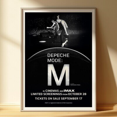 DEPECHE MODE M Film Poster | A3 Unframed Print | Art | Film Print