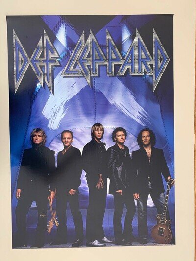 DEF LEPPARD, RARE AUTHENTIC LICENSED 2003 POSTER